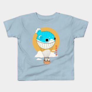 Balloon Cats Adventure Kids T-Shirt